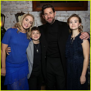Emily Blunt & John Krasinski Reunite Their 'A Quiet Place' Family for Special Screening!