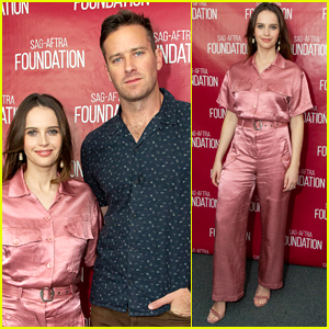 Felicity Jones & Armie Hammer Promote 'On The Basis of Sex' in L.A.