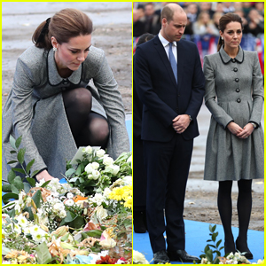 Duchess Kate Middleton & Prince William Pay Respects to Helicopter Crash Victims