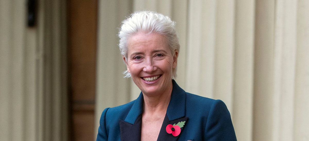 Emma Thompson Asked Prince William for a Kiss at Her Investiture