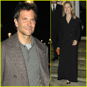 Bradley Cooper & Rosamund Pike Step Out for Evgeny Lebedev's Vodka & Caviar Party in London!