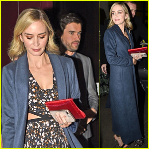 Emily Blunt Has Dinner with 'Jungle Cruise' Co-Star Jack Whitehall in London