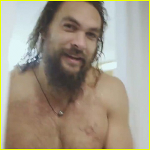 Jason Momoa Goes Shirtless While Promoting 'SNL' From the Shower - Watch Now!