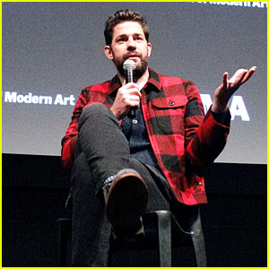 John Krasinski Attends MoMA's Contenders Screening of 'A Quiet Place' in NYC!