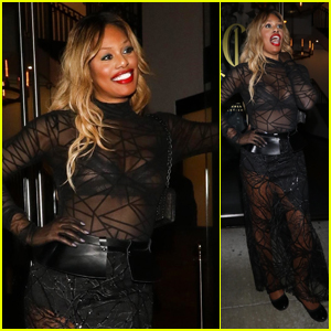 Laverne Cox Strikes a Pose at Catch in West Hollywood