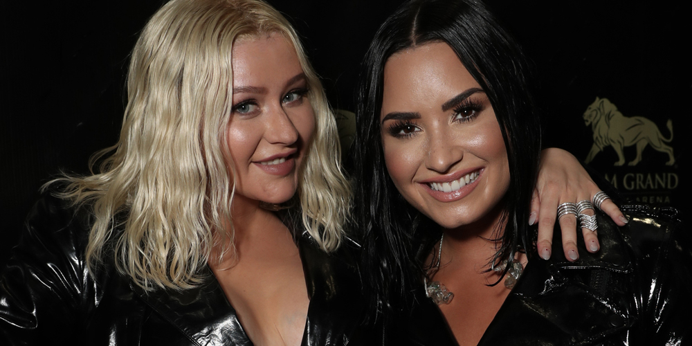 Christina Aguilera Shows Love for Demi Lovato on Instagram See What