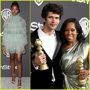 Ben Whishaw & Regina King Celebrate Their Golden Globes Wins Together at InStyle After Party