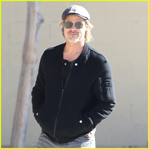Brad Pitt Steps Out for Afternoon Meeting with His Team