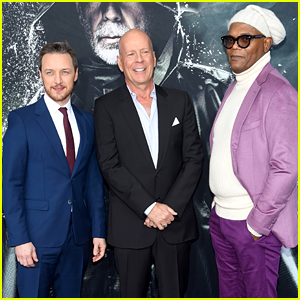 James McAvoy, Bruce Willis, & Samuel L. Jackson Suit Up for 'Glass' NYC Premiere!