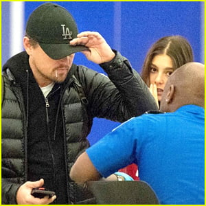 Leonardo DiCaprio & Camila Morrone Land at JFK Airport in NYC