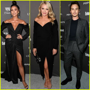 Shay Mitchell Joins Emily Osment & Tyler Blackburn at EW's Pre-SAG Awards Party