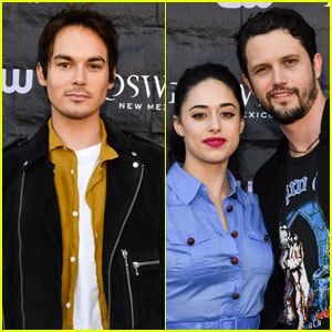 Tyler Blackburn Joins Jeanine Mason & Nathan Parsons at 'Roswell, New Mexico' Premiere!