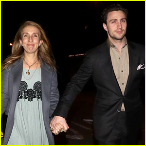 Aaron Taylor Johnson & Wife Sam Celebrate Valentine’s Day Early