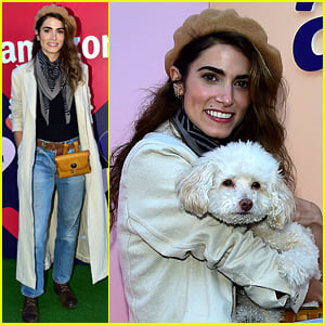 Nikki Reed Supports Rescue Pups at Amazon's Valentine's Pup-Up