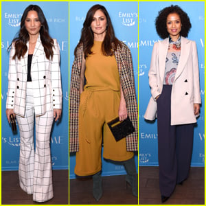 Olivia Munn, Minka Kelly & More Join Forces at Emily's List Pre-Oscars Event!