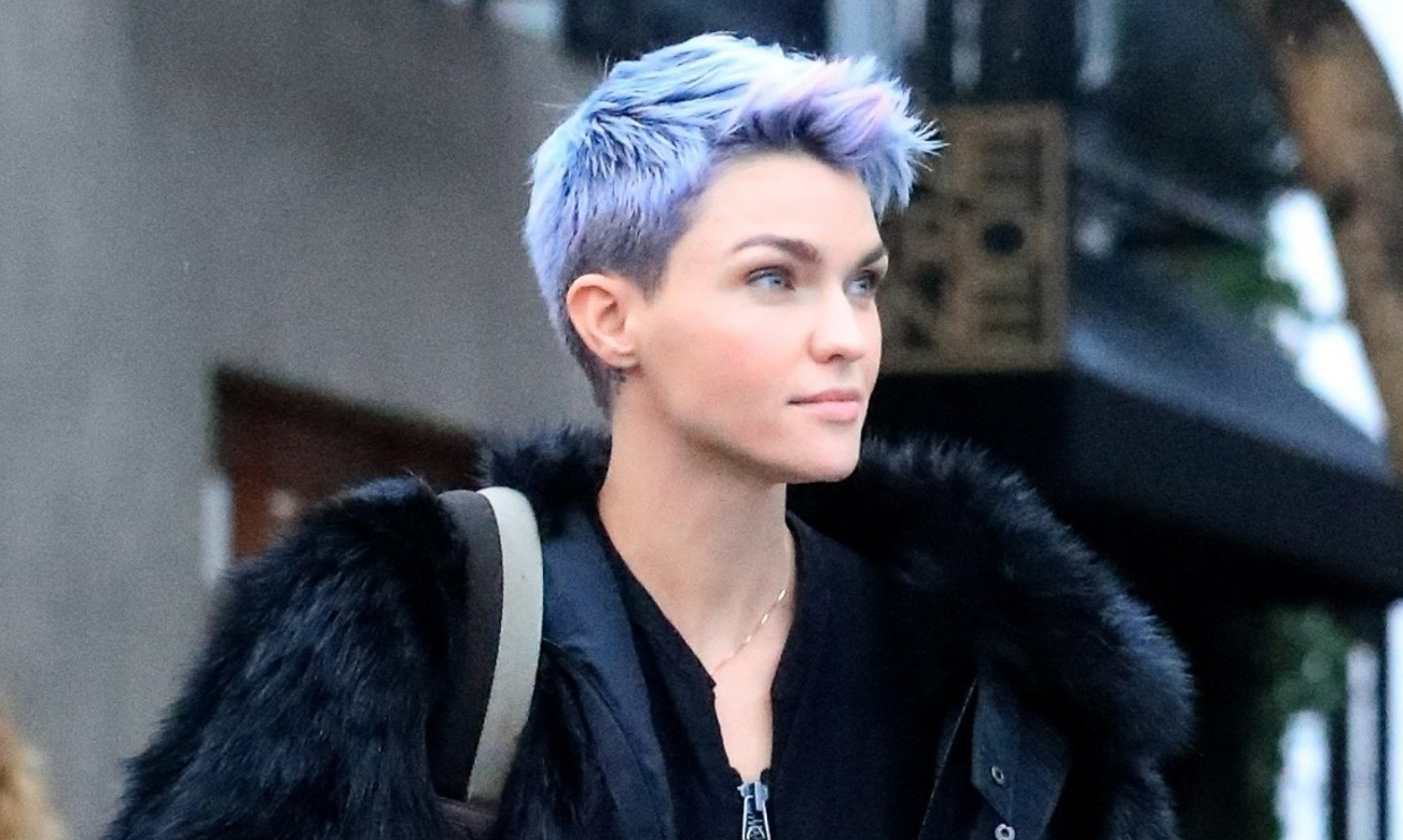 Ruby Rose Debuts a New Purple Hair Color! | Ruby Rose | Celebrity News ...
