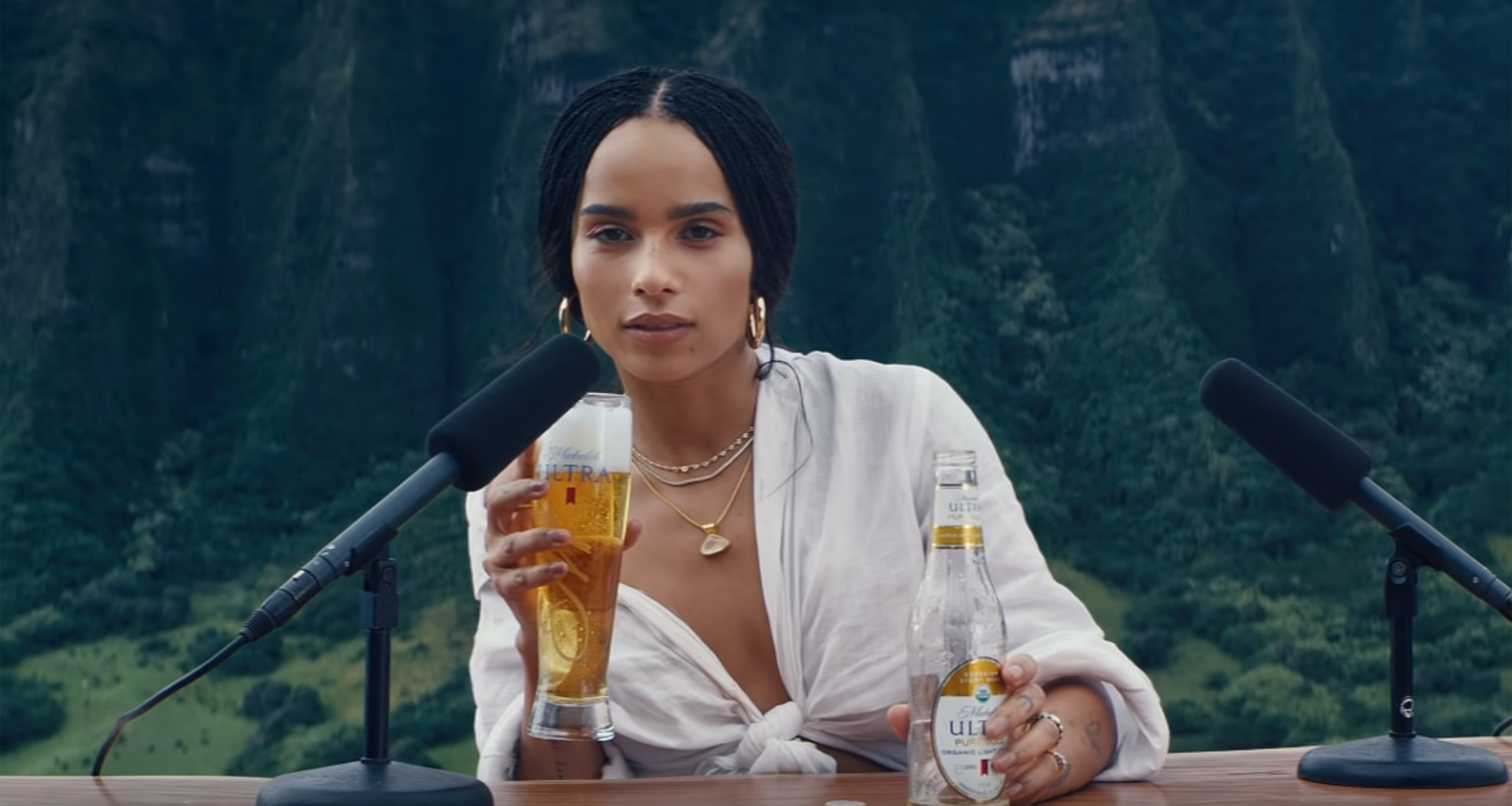 Michelob Super Bowl Commercial 2019: Zoe Kravitz Does ASMR