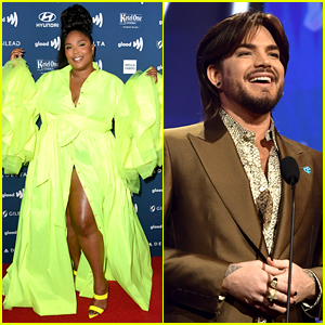 Adam Lambert Introduces Lizzo at GLAAD Media Awards in L.A.