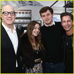 Billie Lourd Hangs Out With Boyfriend Austen Rydell & Her Dads at 'Good for the Globe' Launch