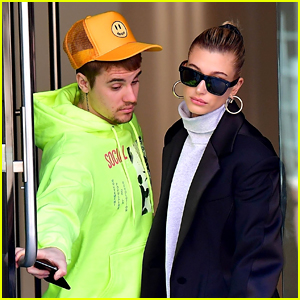 Justin Bieber Gets the Door for Hailey While Stepping Out in NYC