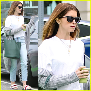 Katherine Schwarzenegger Keeps It Cute & Comfy for Smoothie Run