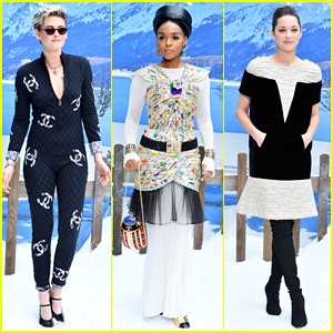 Kristen Stewart, Janelle Monae & Marion Cotillard Sit Front Row at Karl Lagerfeld's Final Chanel Show