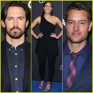 Milo Ventimiglia, Mandy Moore, & Justin Hartley Promote 'This Is Us' at PaleyFest 2019!