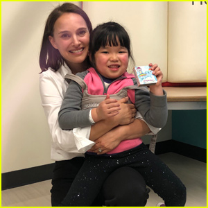 Natalie Portman Visits Young Patients at Children's Hospital Los Angeles!