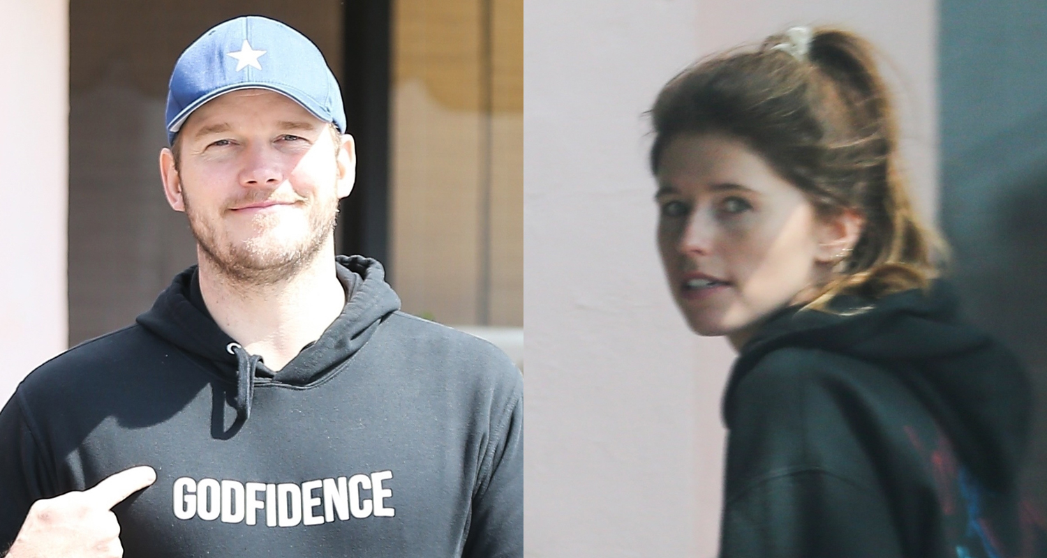 Chris Pratt & Fiancee Katherine Schwarzenegger Grab Lunch with Her