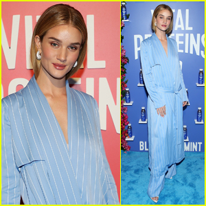 Rosie Huntington-Whiteley Attends Launch of Collagen Water