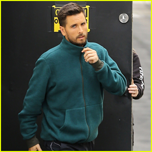 Scott Disick Spends Another Day at the Studio