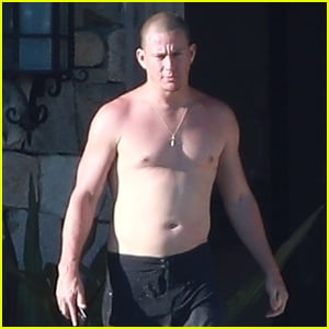 Channing Tatum Goes Shirtless During Vacation with Another Big Star!