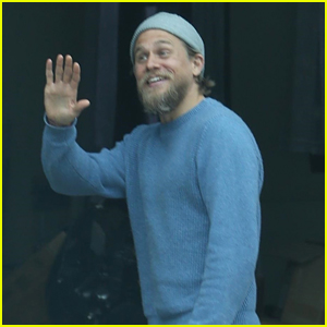 Charlie Hunnam Happily Greets Some Lucky Fans