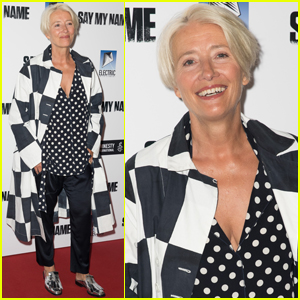 Emma Thompson Steps Out for 'Say My Name' Gala Screening in London