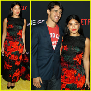 Gina Rodriguez is Supported by Fiance Joe LoCicero at 'Someone Great' Premiere!