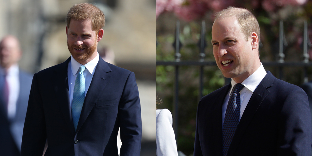 Prince Harry & Prince William ‘Didn’t Speak’ at Easter Sunday Service