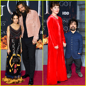 Jason Momoa & Peter Dinklage Join 'Game of Thrones' Cast at Season 8 Premiere!