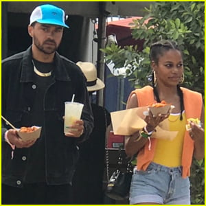 Jesse Williams & Girlfriend Taylour Paige Hang Out at Coachella 2019 Weekend Two!