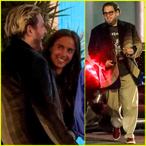 Jonah Hill & Girlfriend Gianna Santos Look So Happy at Dinner With Friends!