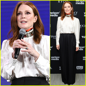 Julianne Moore Attends Verizon Media NewFront Event in NYC