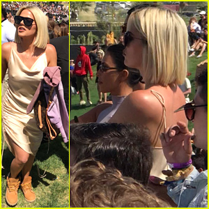 Kardashian-Jenners Support Kanye West at 'Sunday Service' Coachella Set