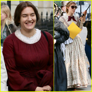 Kate Winslet & Saoirse Ronan Wrap Up for the Day on 'Ammonite' Set