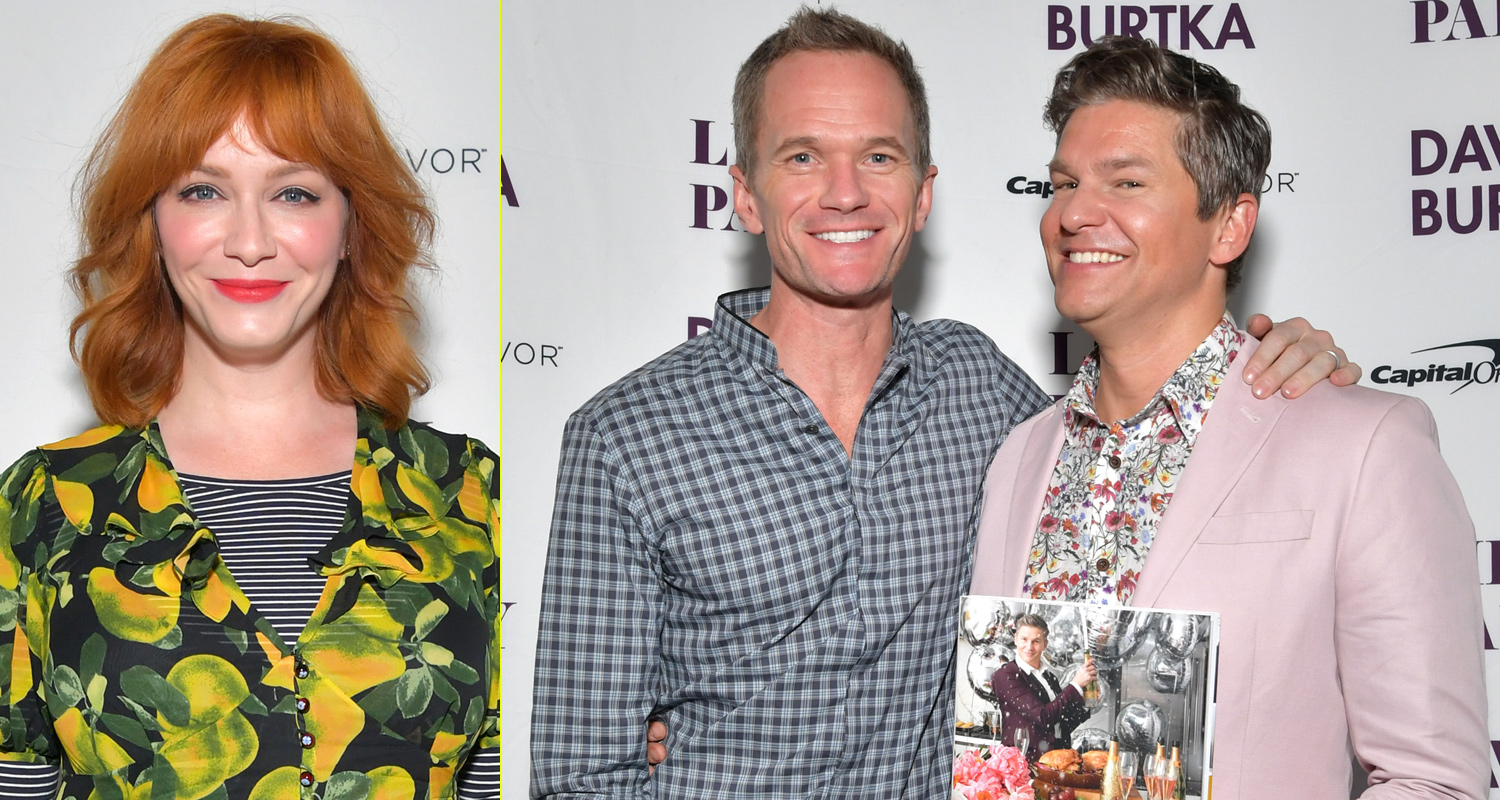 Neil Patrick Harris & Christina Hendricks Support David Burtka at