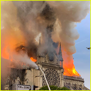 Celebrities React to Fire at Notre Dame Cathedral in Paris