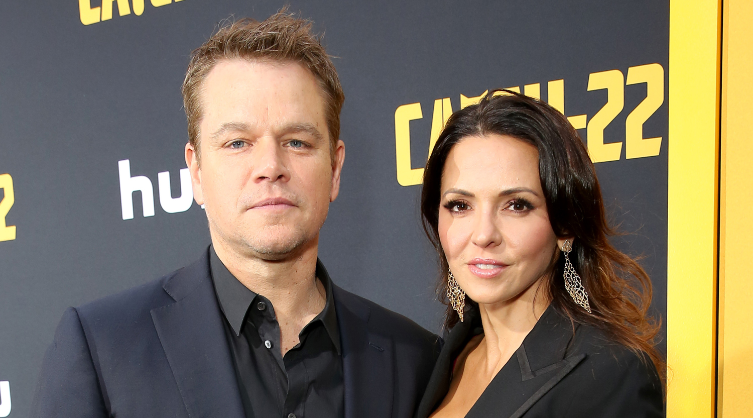Matt Damon & Wife Luciana Couple Up at ‘Catch22′ Premiere! Luciana