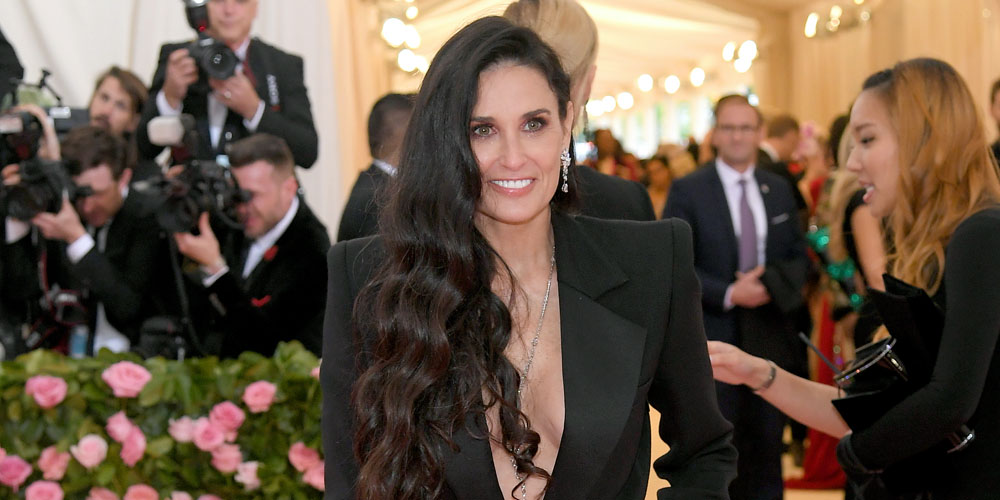 Demi Moore Keeps It Simple & Chic at Met Gala 2019