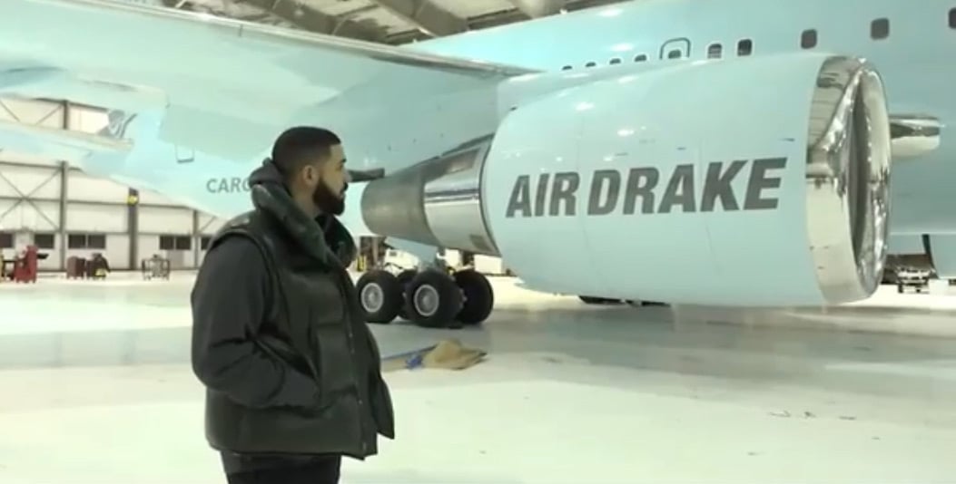 Drake Debuts His New 185 Million ‘Air Drake’ Plane Drake Just