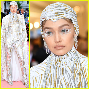 Gigi Hadid Goes All Out in Silver at Met Gala 2019!