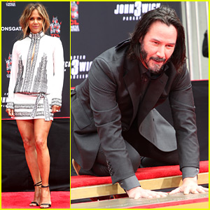 Halle Berry & 'John Wick' Stars Support Keanu Reeves at Hand & Footprint Ceremony!