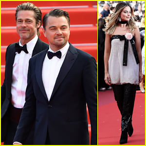 Leonardo DiCaprio, Brad Pitt & Margot Robbie Hit Cannes for 'Once Upon a Time in Hollywood' Premiere!
